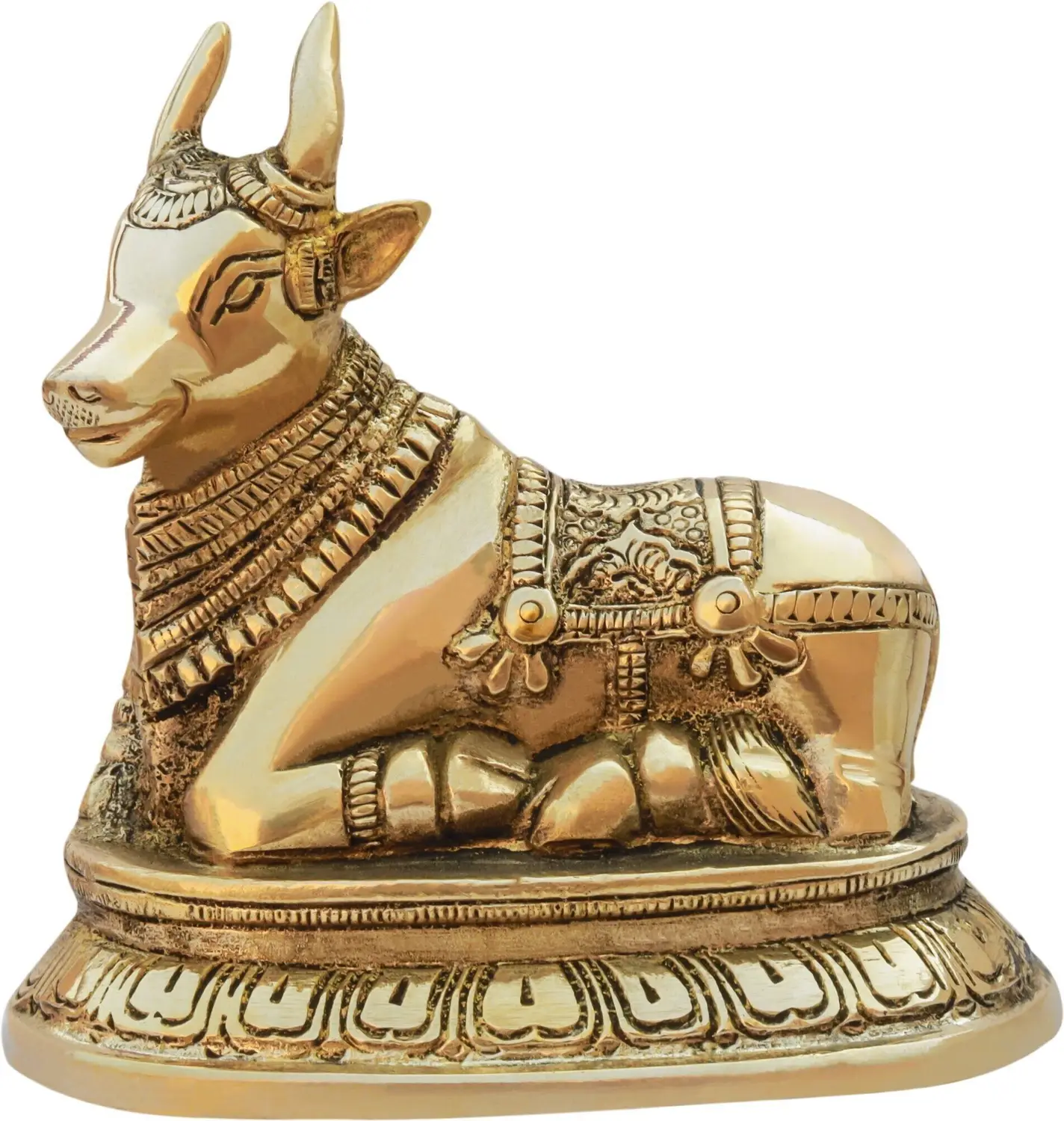 9cm*11cm Brass Nandi 02