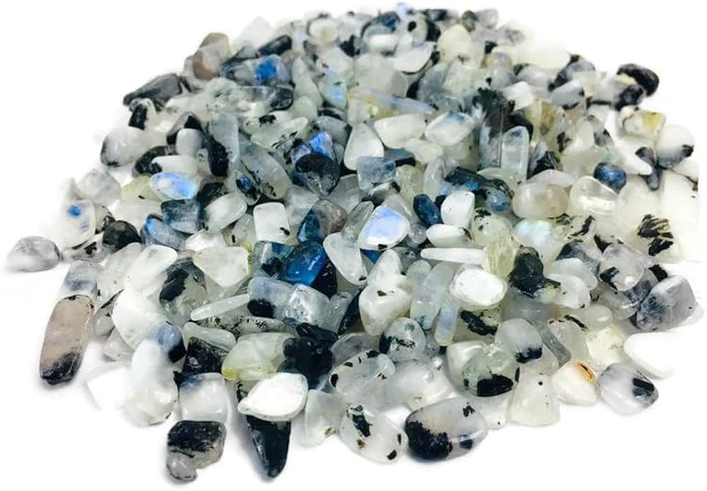 rainbow moonstone chips