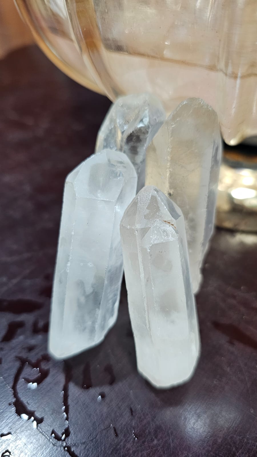 4pcs - Pencil Hexagonal Crystal Quartz (250gms)